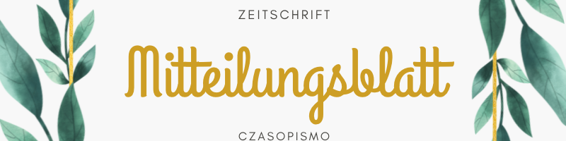 Czasopismo Mitteilungsblatt - Zeitschrift
